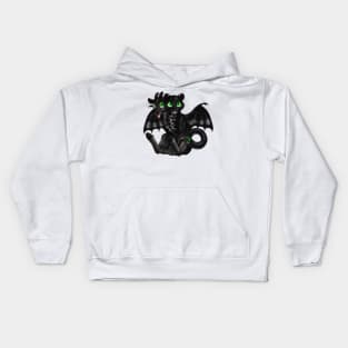 Chimera Cubs: Black Leopard Kids Hoodie